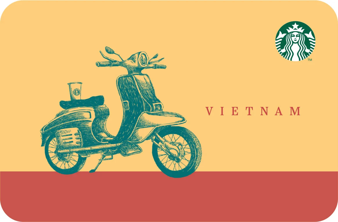 Thẻ quà tặng điện tử Starbucks